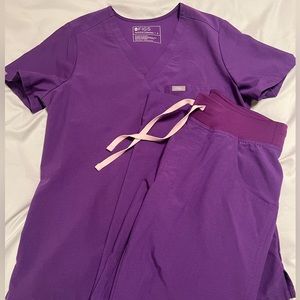 Figs Ultra Violet Scrub Set S/S